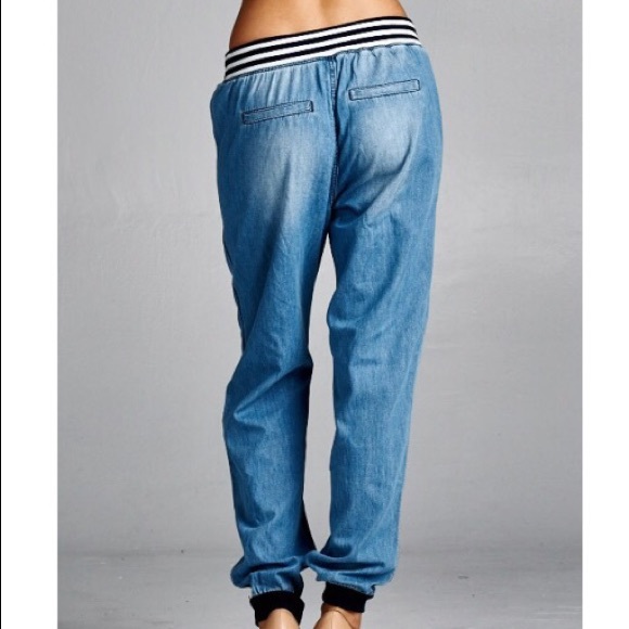 ◾️Jogger denim pants - Picture 2 of 4